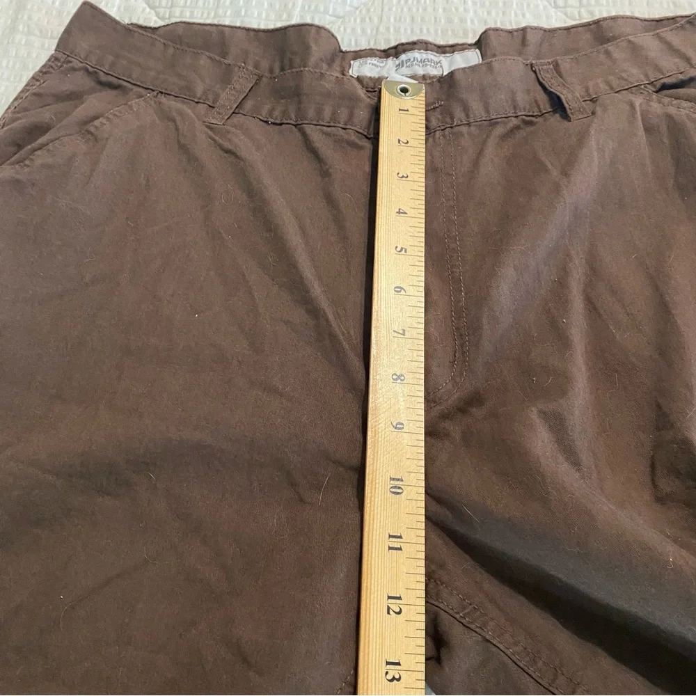 Men's PJ Mark Vintage cotton cargo shorts. Size 38 Chocolate Brown
